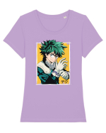  Izuku Midoriya Tricou mânecă scurtă guler larg fitted Damă Expresser