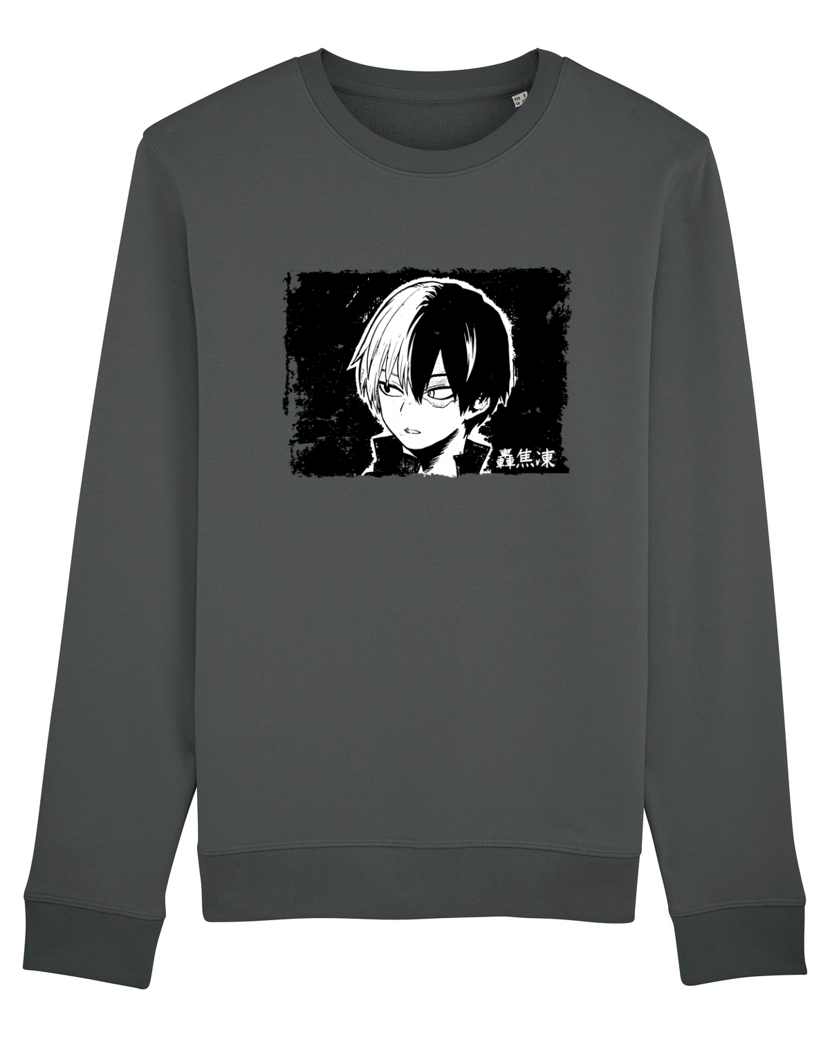 Bluză mânecă lungă Unisex Rise Anthracite