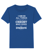 THROUGH CHRIST Tricou mânecă scurtă  Copii Mini Creator