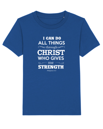 THROUGH CHRIST Majorelle Blue
