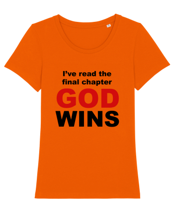 GOD WINS Bright Orange