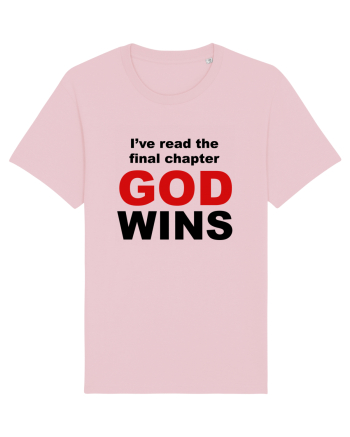 GOD WINS Cotton Pink