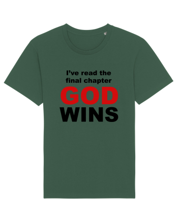 GOD WINS Bottle Green