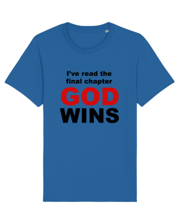 GOD WINS Royal Blue
