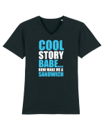 COOL STORY Tricou mânecă scurtă guler V Bărbat Presenter