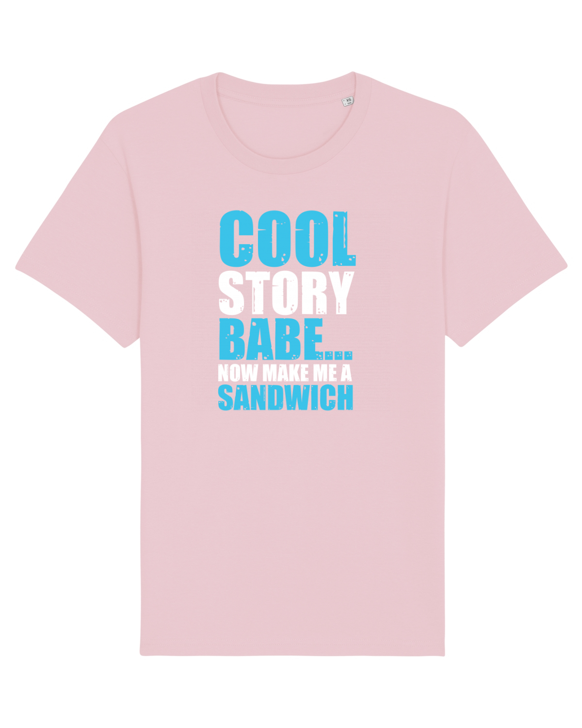 Tricou mânecă scurtă Unisex Rocker Cotton Pink