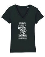 VIKING Tricou mânecă scurtă guler V Damă Evoker