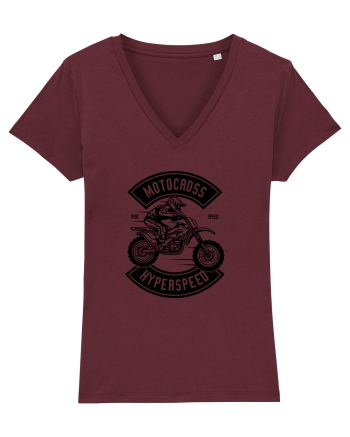 Motocross Speed Black Burgundy