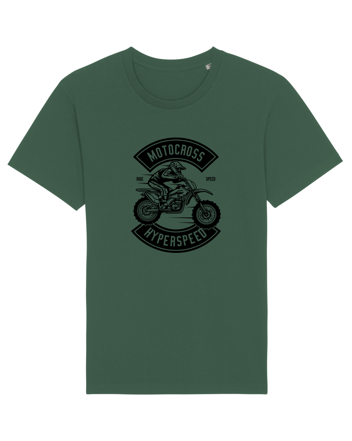 Tricou mânecă scurtă Unisex Rocker Bottle Green