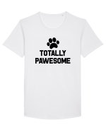 PAWSOME Tricou mânecă scurtă guler larg Bărbat Skater