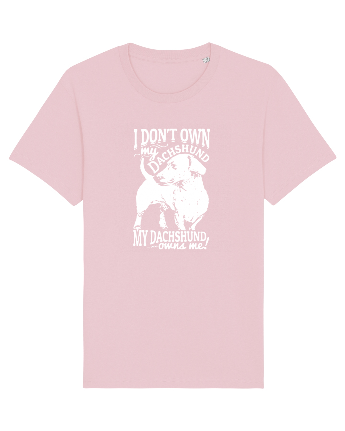 Tricou mânecă scurtă Unisex Rocker Cotton Pink