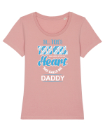 DADDY Tricou mânecă scurtă guler larg fitted Damă Expresser