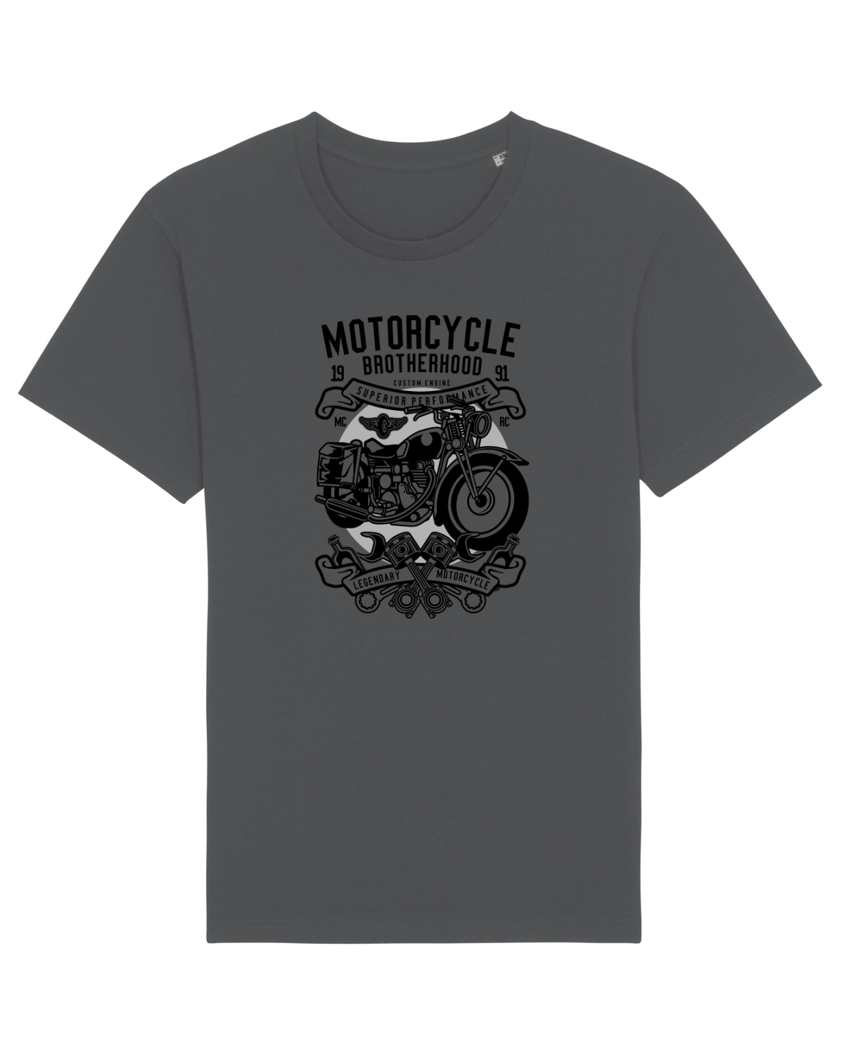 Tricou mânecă scurtă Unisex Rocker Anthracite