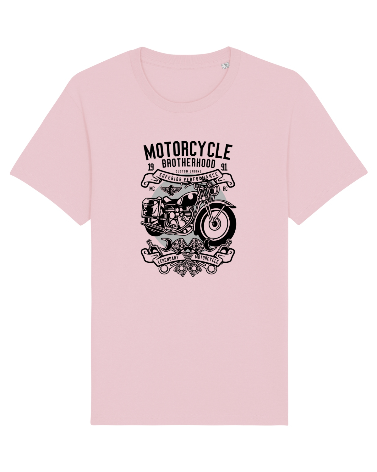 Tricou mânecă scurtă Unisex Rocker Cotton Pink