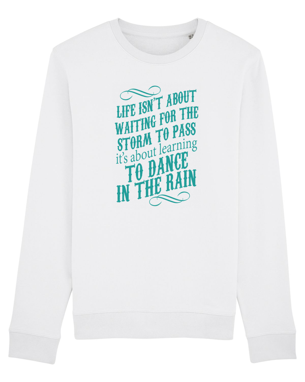 Bluză mânecă lungă Unisex Rise White