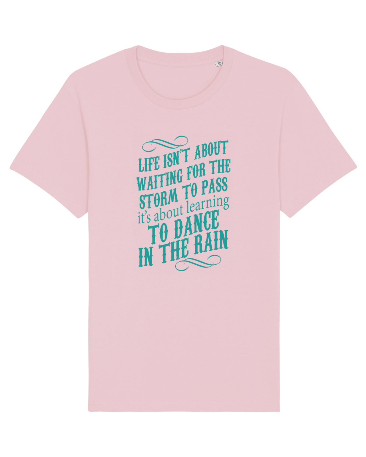 Tricou mânecă scurtă Unisex Rocker Cotton Pink