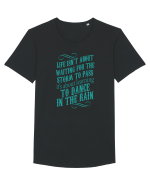 RAIN DANCE Tricou mânecă scurtă guler larg Bărbat Skater