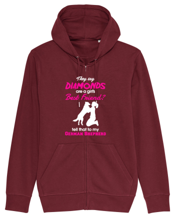 GERMAN SHEPHERD Burgundy