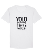 OWLS Tricou mânecă scurtă guler larg Bărbat Skater