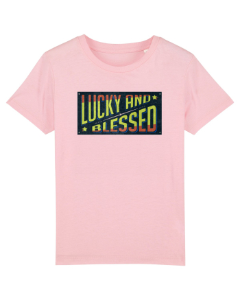 Lucky And Blessed Cotton Pink