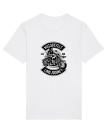Motorycle Long Journey Black Tricou mânecă scurtă Unisex Rocker