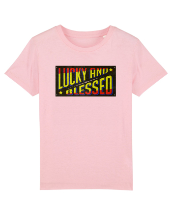 Lucky And Blessed Cotton Pink