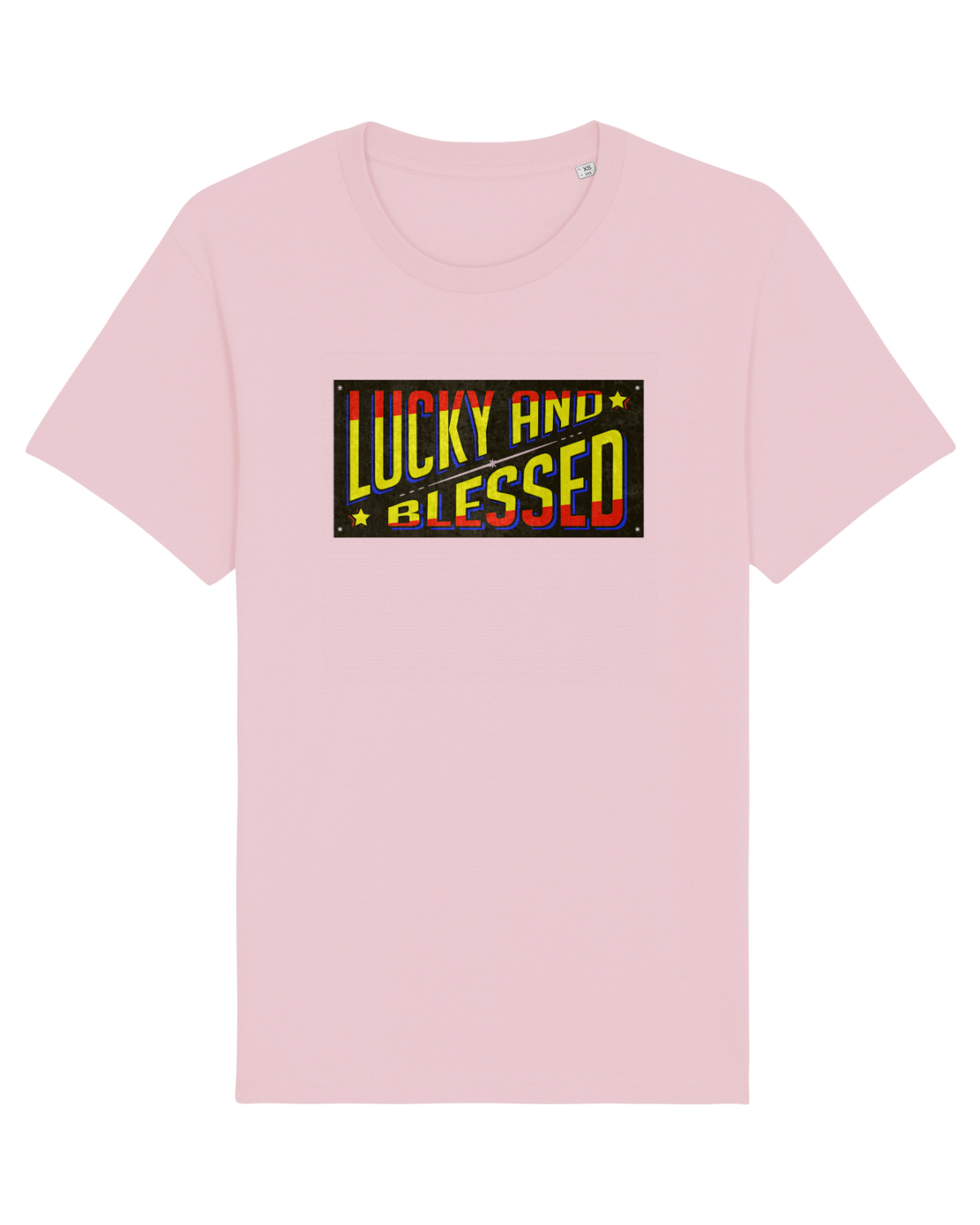 Tricou mânecă scurtă Unisex Rocker Cotton Pink