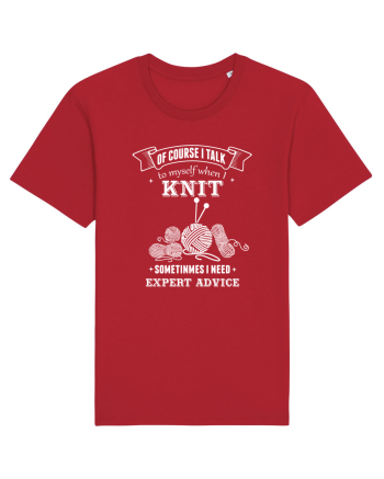 KNIT Red