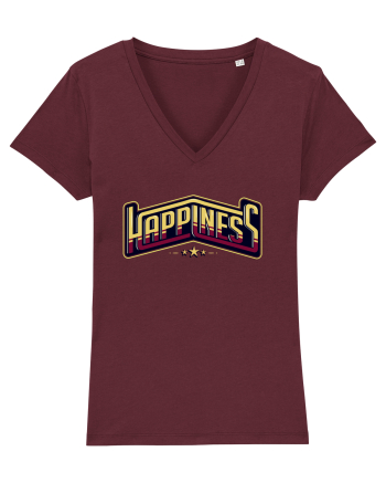 Happiness Burgundy