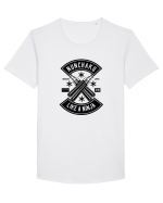 Like a Ninja Black Tricou mânecă scurtă guler larg Bărbat Skater