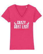 GOAT Tricou mânecă scurtă guler V Damă Evoker