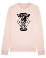 Old School Hipster Skull Black Bluză mânecă lungă Unisex Rise