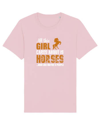 HORSES Cotton Pink
