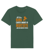 HORSES Tricou mânecă scurtă Unisex Rocker