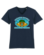 Zdrangane clopotele! Tricou mânecă scurtă guler V Bărbat Presenter