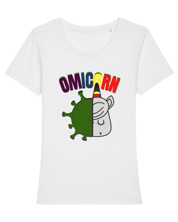 OmiCorn Funny Omicron Pun White