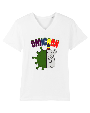 OmiCorn Funny Omicron Pun White