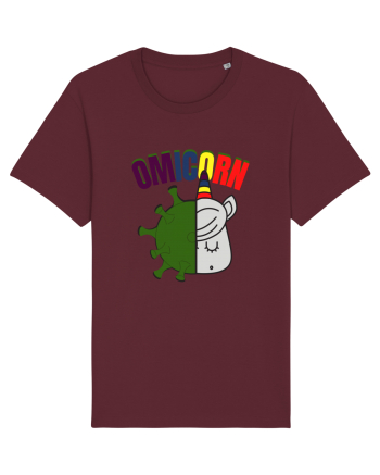 OmiCorn Funny Omicron Pun Burgundy