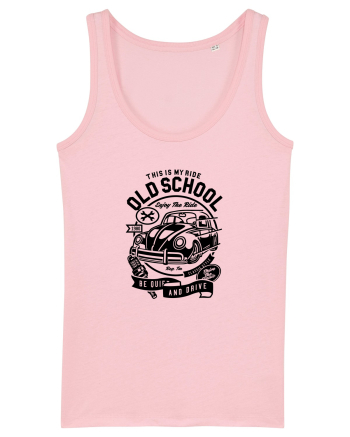 Old School Ride Black Cotton Pink