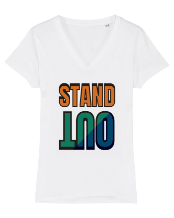 Stand Out.Motivational Quote White