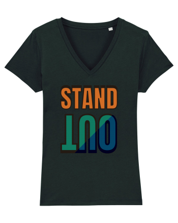Stand Out.Motivational Quote Black