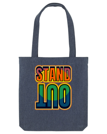 Stand Out.Motivational Quote Midnight Blue