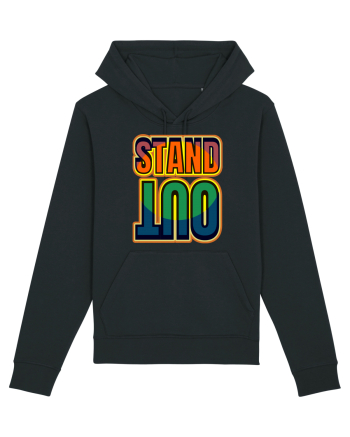 Stand Out.Motivational Quote Black