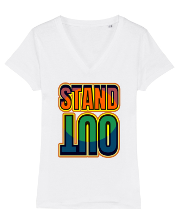 Stand Out.Motivational Quote White