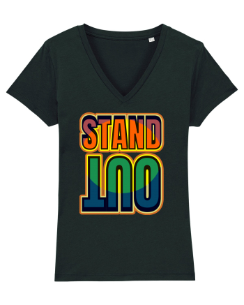 Stand Out.Motivational Quote Black