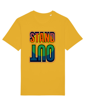 Stand Out.Motivational Quote Spectra Yellow