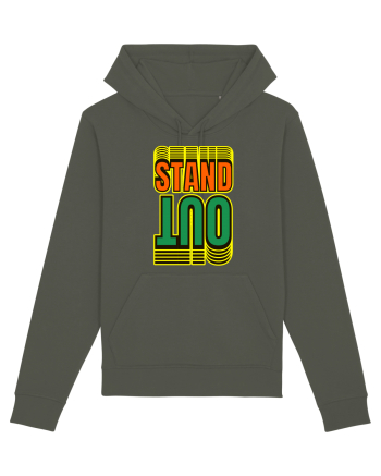 Stand Out.Motivational Quote Khaki