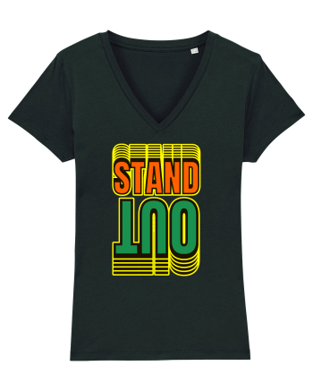 Stand Out.Motivational Quote Black