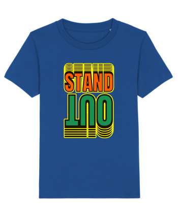 Stand Out.Motivational Quote Majorelle Blue