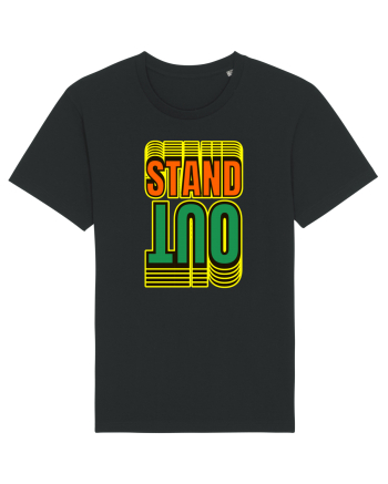 Stand Out.Motivational Quote Black